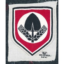 German WW2 RAD sports shirt insignia 120x100 mm