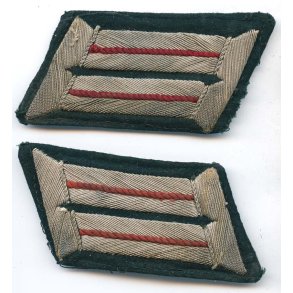 German WW2 Army Artillery Officer's collar tabs