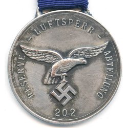 German WW2 Reserve-Luftsperr-Abteilung 207 Medaille 1939