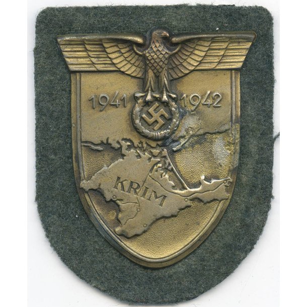 German WW2 Krim Army Campaign Shield
