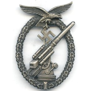 German WW2 Luftwaffe Flak Artillery badge 'Ball hinge'