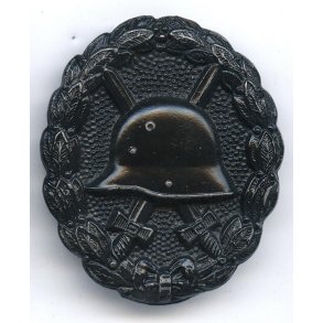 German WW1 Wound badge in black 1914