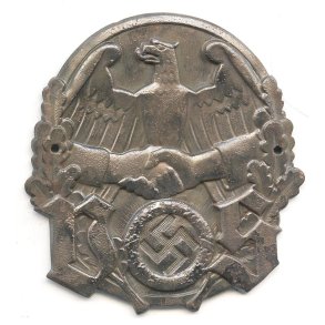 German WW2 Volkssozialistische Selbsthilfe Door Plaque