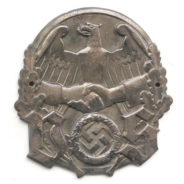 German WW2 Volkssozialistische Selbsthilfe Door Plaque