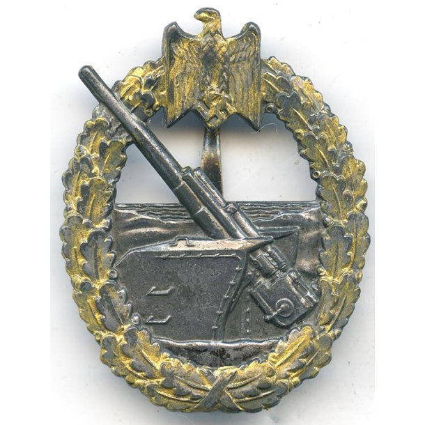 German WW2 Kriegsmarine Coastal artillery badge 'Juncker'