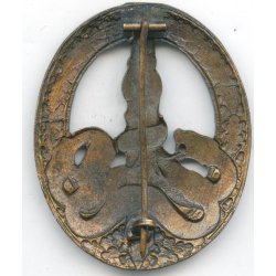 German WW2 Anti Partisan badge in Bronze