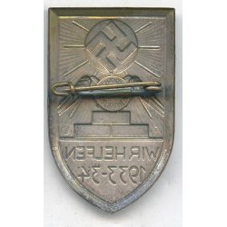 German WW2 "Wir Helfen 1933-34" Winterhilfswerke badge