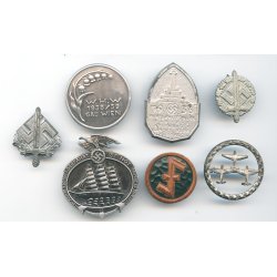 German WW2 7 x small badges etc