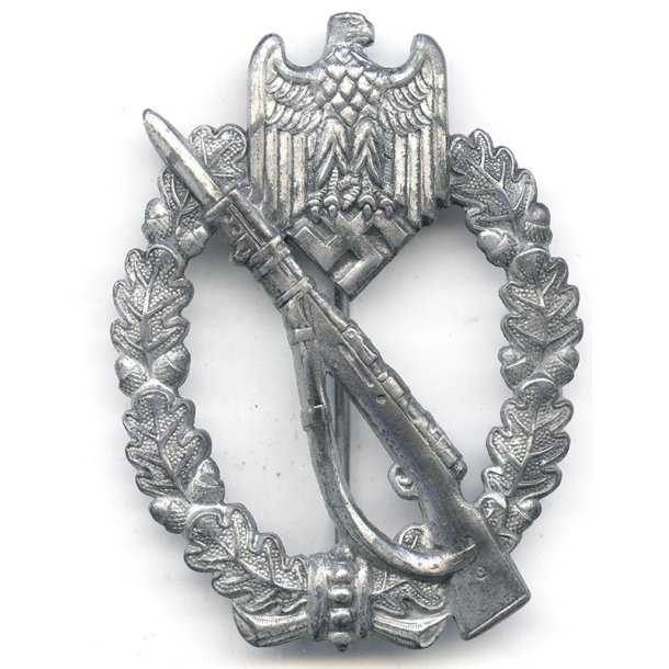 German WW2 Infantry assault badge in Silver 'JB&Co'