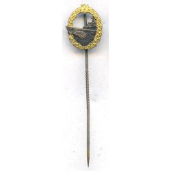German WW2 Kriegsmarine Destroyer badge miniature stickpin