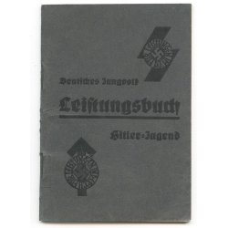 German WW2 HJ/DJ Leistungsbuch award book