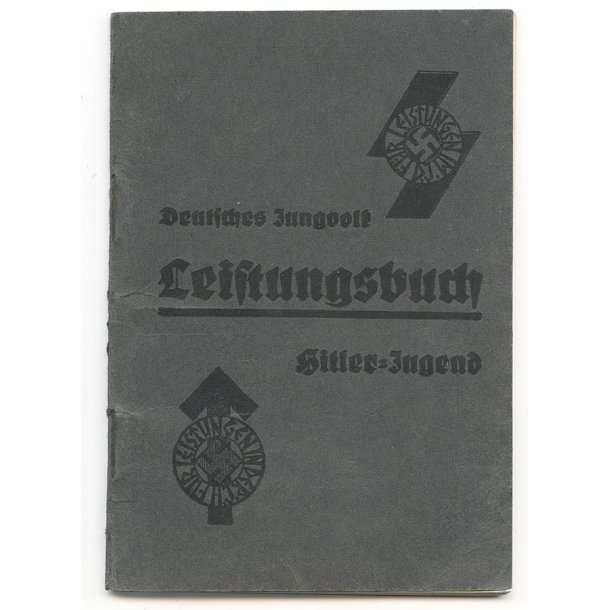German WW2 HJ/DJ Leistungsbuch award book