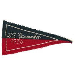 German WW2 Gaumeister 1936 pennant 