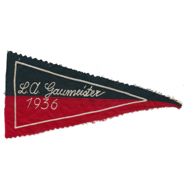 German WW2 Gaumeister 1936 pennant 