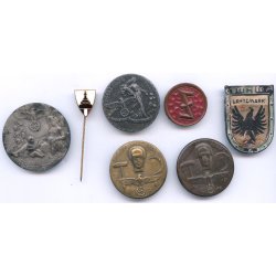German WW2 7 x small badges lot