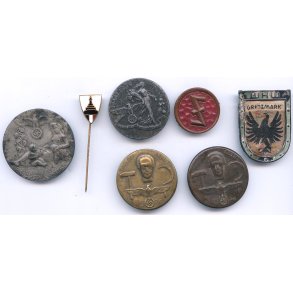 German WW2 7 x small badges lot