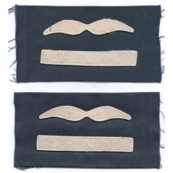 German WW2 Luftwaffe Leutnant's Sleeve Rank Insignia set