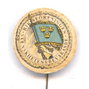 Swedish WW2 NS The National Association for the Preservation of Swedishness badge