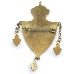 Swedish Lesser Coat of Arms of Sweden badge