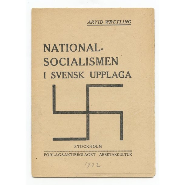 Swedish WW2 Communist propaganda against the National Socialists