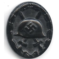 German WW2 Wound badge in black 1939 '107'