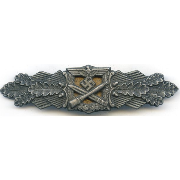 German WW2 Close Combat Clasp in bronze 'FLL'