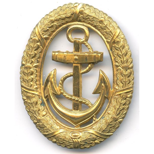 German WW2 Kriegsmarine Officer On Watch Badge