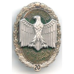 German WW2 RDK �Reichsbund Deutscher Kleing�rtner� 20 year member's badge 