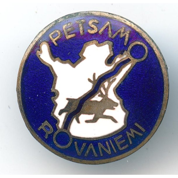 German/Finnish WW2 winter war Petsamo Rovaniemi Tradition Badge