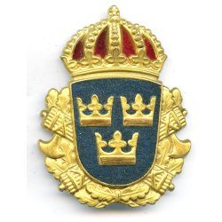 Swedish Police cap badge