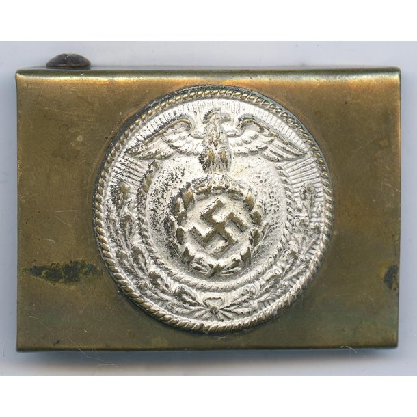 German WW2 NSDAP/SA Jugend/HJ small version belt buckle