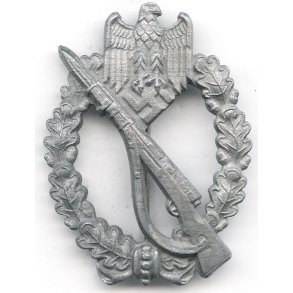 German WW2 Infantry assault badge in Silver 'FLL'