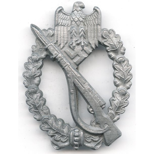German WW2 Infantry assault badge in Silver 'FLL'