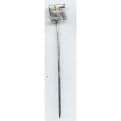 German WW2 NSDAP/Patriotic/Sympathy jacket swastika pin