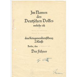 German WWII German Police document Grouping to Heinrich Forschner