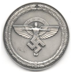 German WW2 NSFK Commemorative Plaque � "Reichswettkampf der Flieger-Hitler-Jugend 1941" (Deschler u. Sohn)