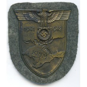 German WW2 Krim Army Campaign Shield