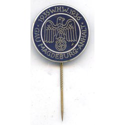 German WW2 1935 - W.H.W. - 1936 / Gau Magdeburg-Anhalt