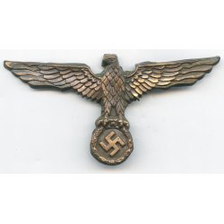 German WW2 Kriegsmarine first pattern tropical pith helmet eagle
