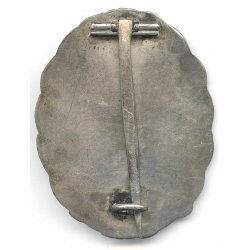 German WW1 Wound badge in silver 1918 - Godet - Hohl Verb�det