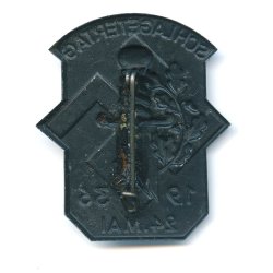 1936 Schlagetertag (Albert Leo Schlageter Day) Swastika and Broken Sword tinnie