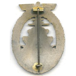 German WW2 Kriegsmarine High Seas Fleet War Badge 'Friedrich Orth'