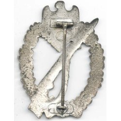 German WW2 Infantry assault badge in Silver 'FZZS'