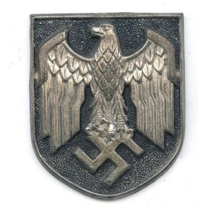 German WW2 Army Tropical pith helmet insignia