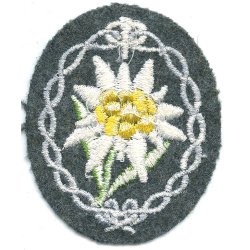 German WW2 Gebirgsj�ger Edelweiss armpatch