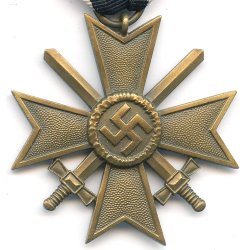German WW2 War merit cross 2 cl 1939 with swords