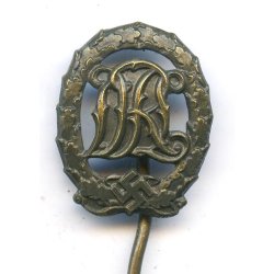 German WW2 DRL sports badge in bronze 'St&L'