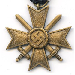 German WW2 War merit cross 2 cl 1939 with swords