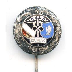 German WW2 DHV 25 year member's pin