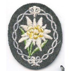 German WW2 Gebirgsj�ger Edelweiss armpatch